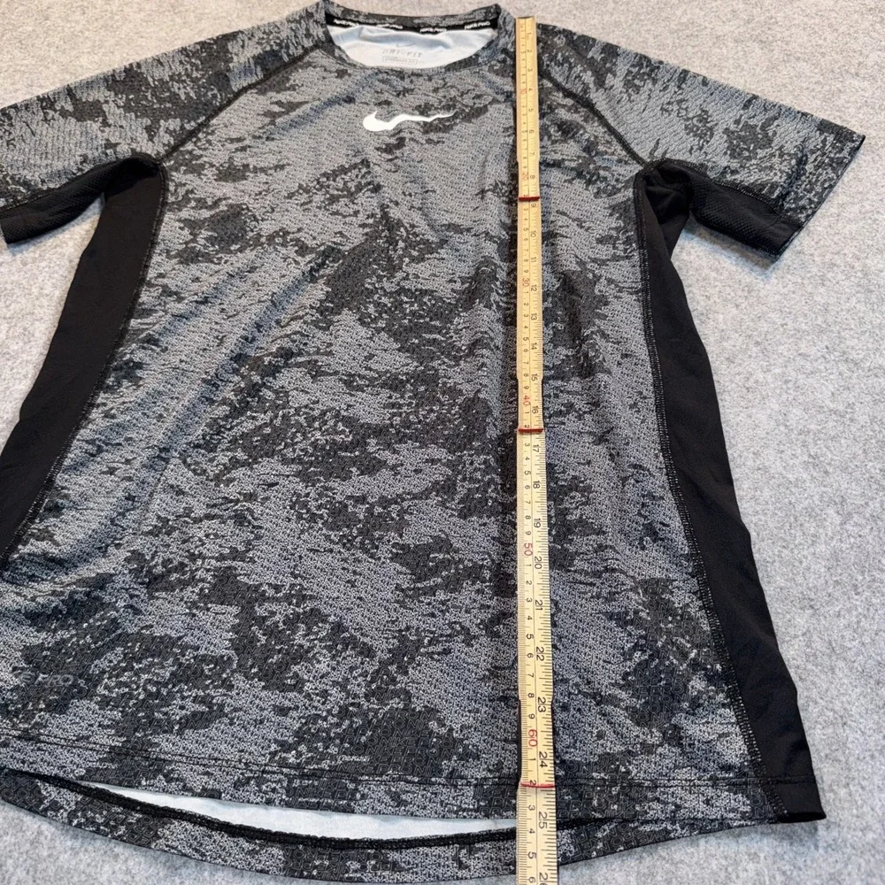 Nike Pro Dri-Fit Training Shirt XL Grey Camo Performance Polyester - Picture 10 of 10